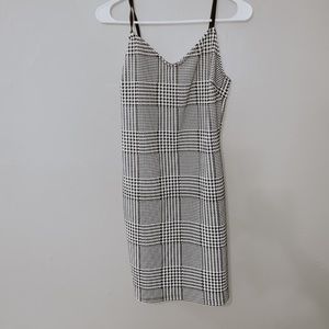 Plaid mini dress